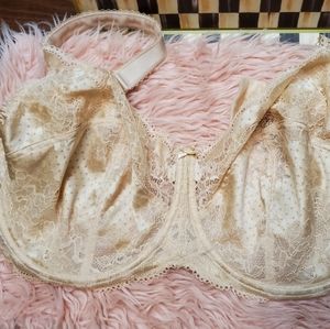 COPY - - Panache 38GG Clara Cream Swiss Dot Lce Bra
